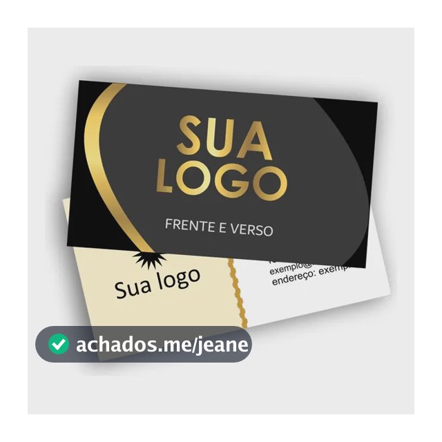 Cartão De Visita 1000 Impressão Frente E Verso Arte Inclusa