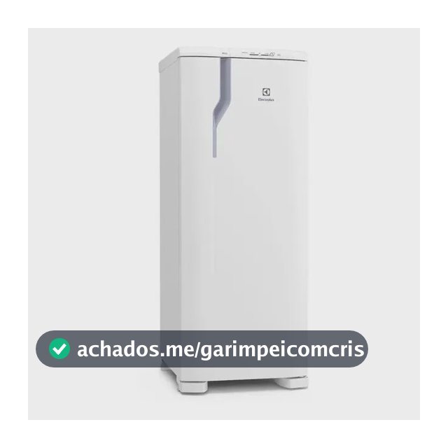 Geladeira Electrolux Cycle Defrost 240L Degelo Prático Uma Porta Branca RE31 127v