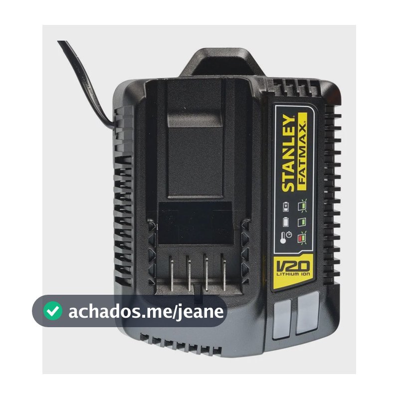 Carregador Para Bateria Íon De Lítio Stanley Sc200 Bivolt