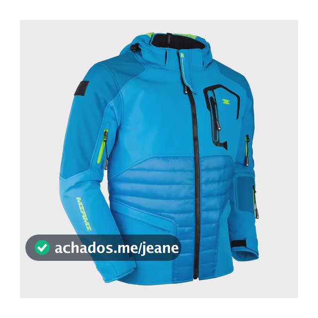 Jaqueta Motociclista Casual Com Proteções Texx Miami Azul