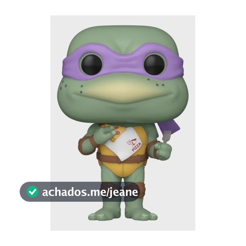 Boneco Funko Pop! As Tartarugas Ninja - Donatello com Pizza #1609
