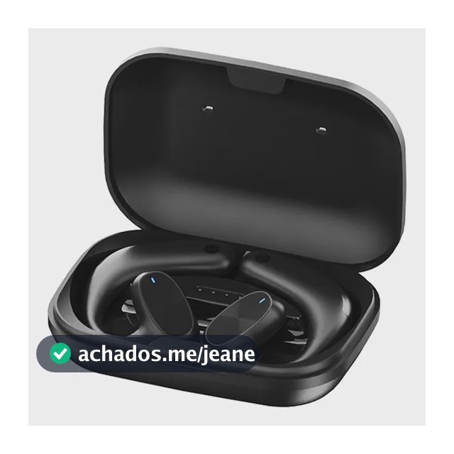 Fone De Ouvido Bluetooth Tws Sem Fio Com Estojo Black