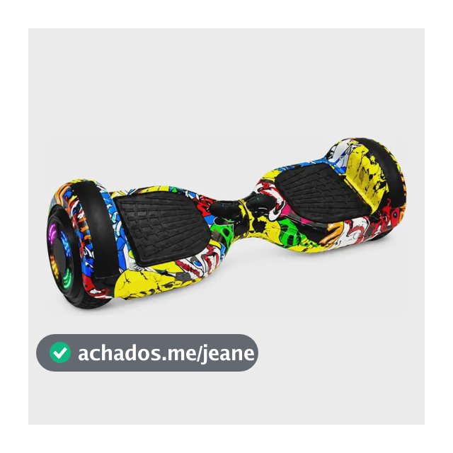 Hoverboard Overboard Skate Elétrico 6.5 Bluetooth Com Led