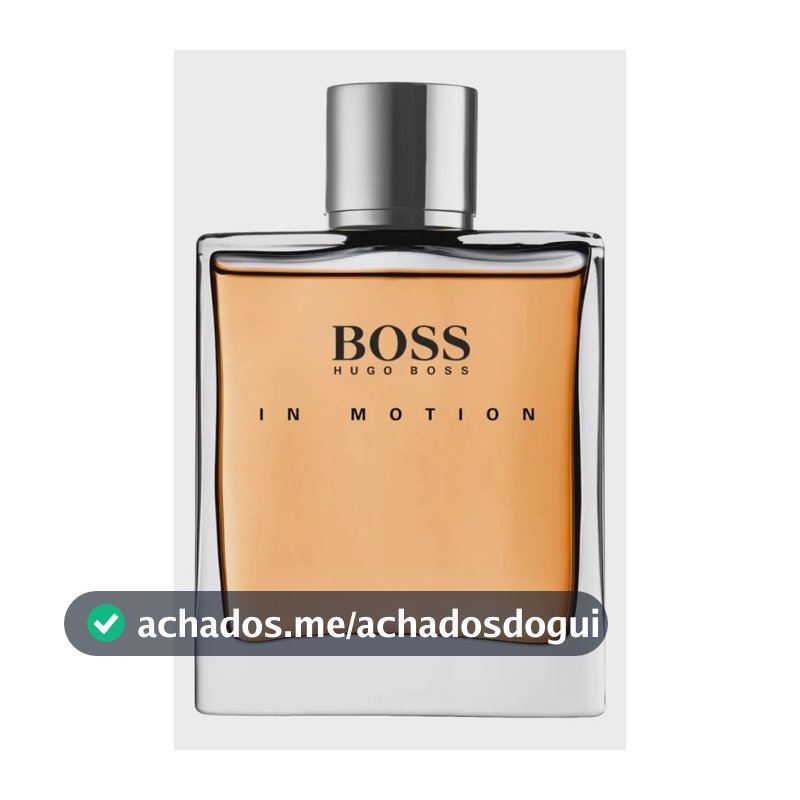 Perfume Boss In Motion Eau De Toilette Spray Masculino 100ml Hugo Boss