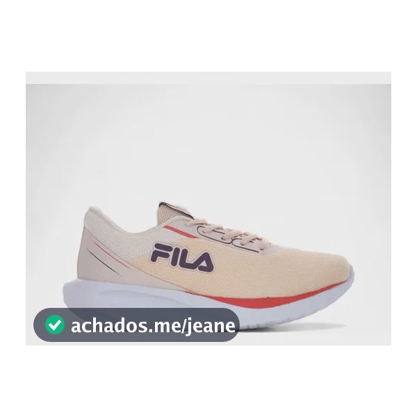 Tênis Fila Rise Confortável Macio Durável Respirável Rosa 36 Br