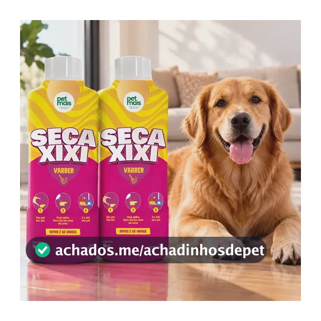 Kit 2 Seca Xixi Petmais Varrer De 1kg Da Para Cães E Gatos