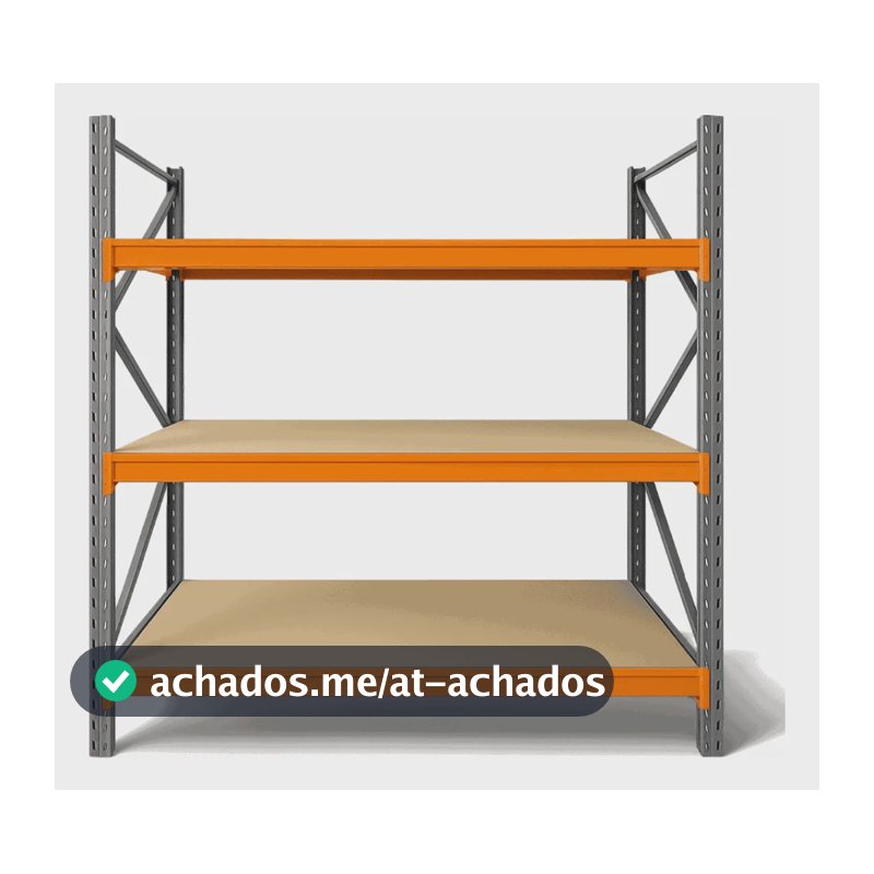 Mini Porta Pallet Palete Inicial Slim Com Mdf Cru 200x180x60 Não Possui.