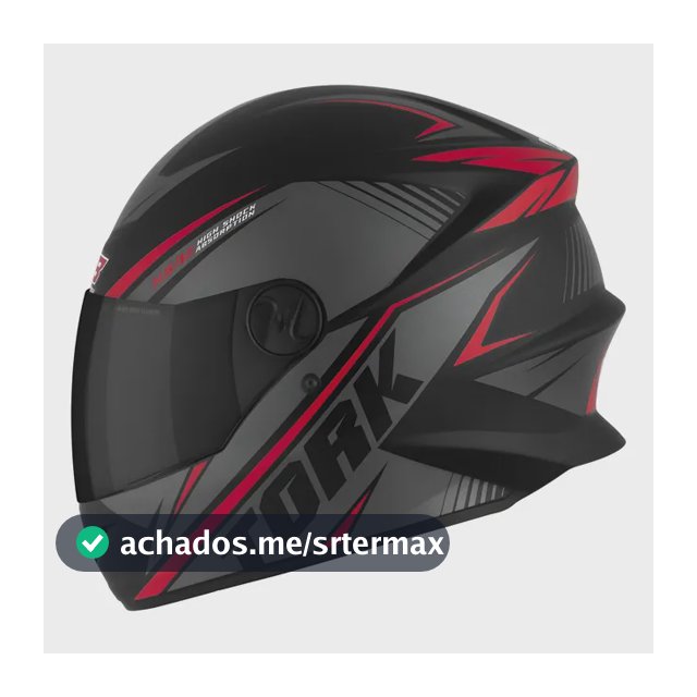 Capacete Moto Pro Tork Fechado Viseira Fumê Street Promoção
