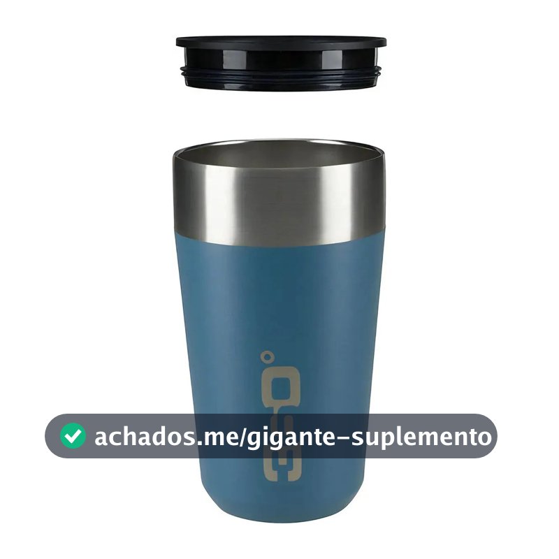 Copo Térmico 360° Degrees Camp Mug com Capacidade para 475 ml Azul Nautika