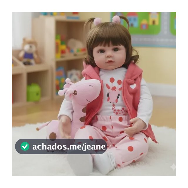 Boneca Bebê Reborn Realista Vinil 48cm New Happy
