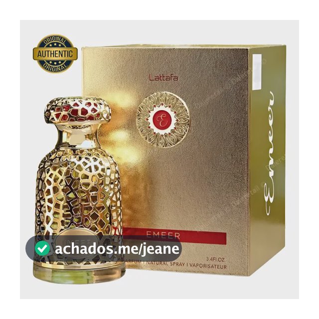 Perfume Árabe Lattafa Emeer Eau De Parfum 100ml
