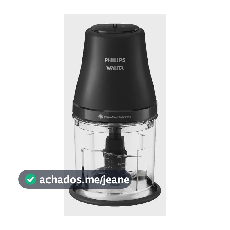 Mini Processador de Alimentos HR1501 1L 450W Walita Philips Bivolt