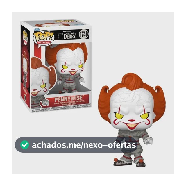 Boneco 1746 Pop! Movies Pennywise Bem-vindo à Derry Funko