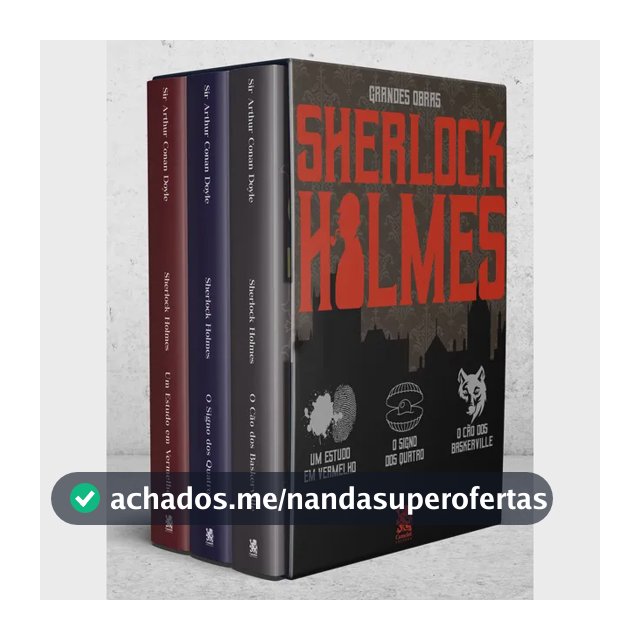 Grandes Obras Sherlock Holmes - Box com 3 Livros - Doyle, Arthur Conan - Camelot Editora - Capa Mole