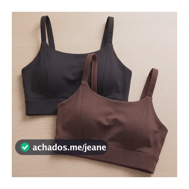 Kit 2 Top Academia Treino Fitness Esportivo Alta Sustentação Kit A G