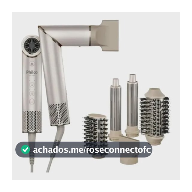 Secador De Cabelos Philco psc3500 4 Em 1 dobrável motor bldc Prateado