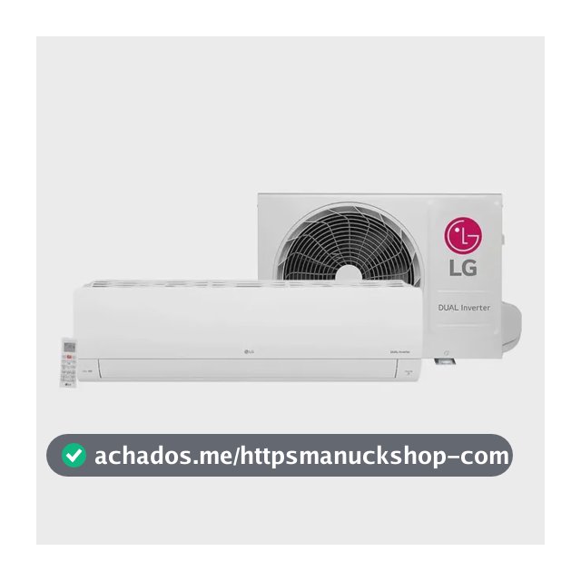 Split hi wall inverter LG dual compact R-32 12000 btu/h frio