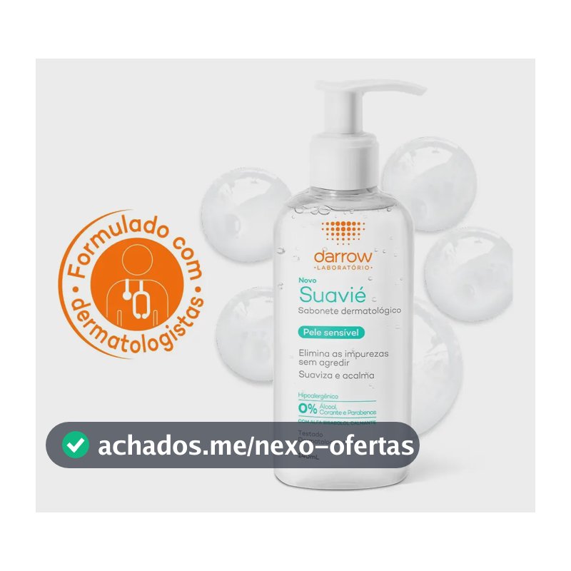 Darrow Suavié Sabonete Líquido Dermatológico para Pele Sensível 140ml