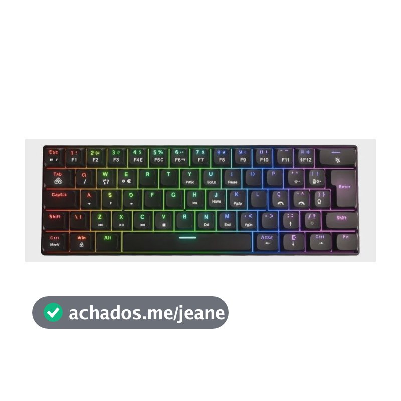 Teclado Mecânico Gamer Husky Prince, Switch Huano Brown