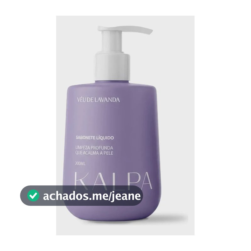 Sabonete Líquido Aroma Suave Véu De Lavanda 200ml Kalpa