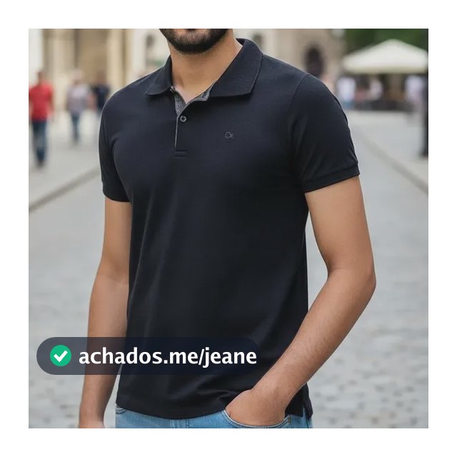 Camisa Gola Polo Ogochi Masculina Social Slim Manga Curta