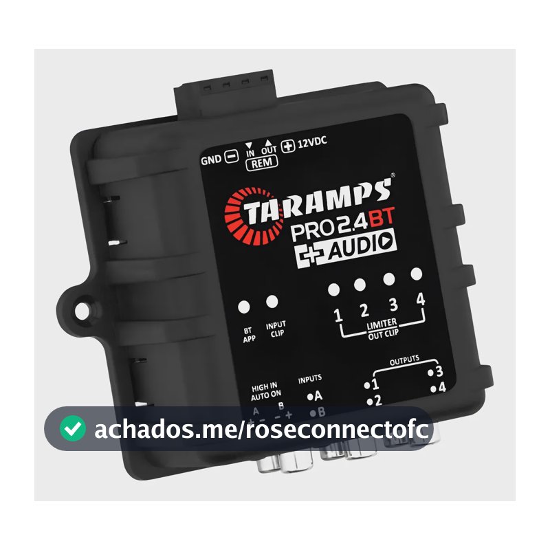 Taramps Processador Audio Digital Pro 2.4 Bluetooth Limiter