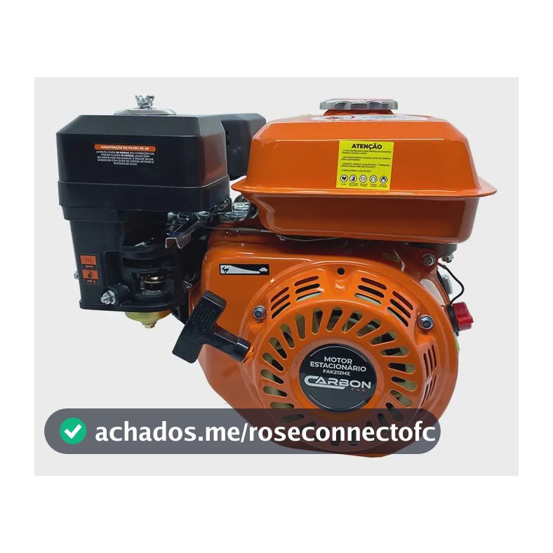 Motor Estacionario Gasolina 7hp Eixo 3/4 19,05mm Carbon Fak