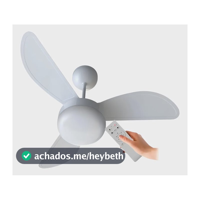 Ventilador De Teto C/ Controle 6 Vel. Fenix Ventisol