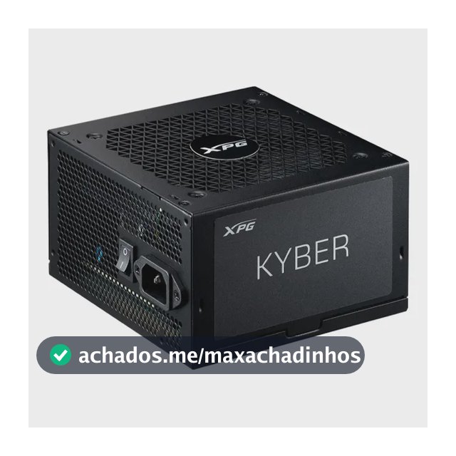 Fonte XPG Kyber 850W 80 Plus Gold com Cabo KYBER850G-BKCBR Preto