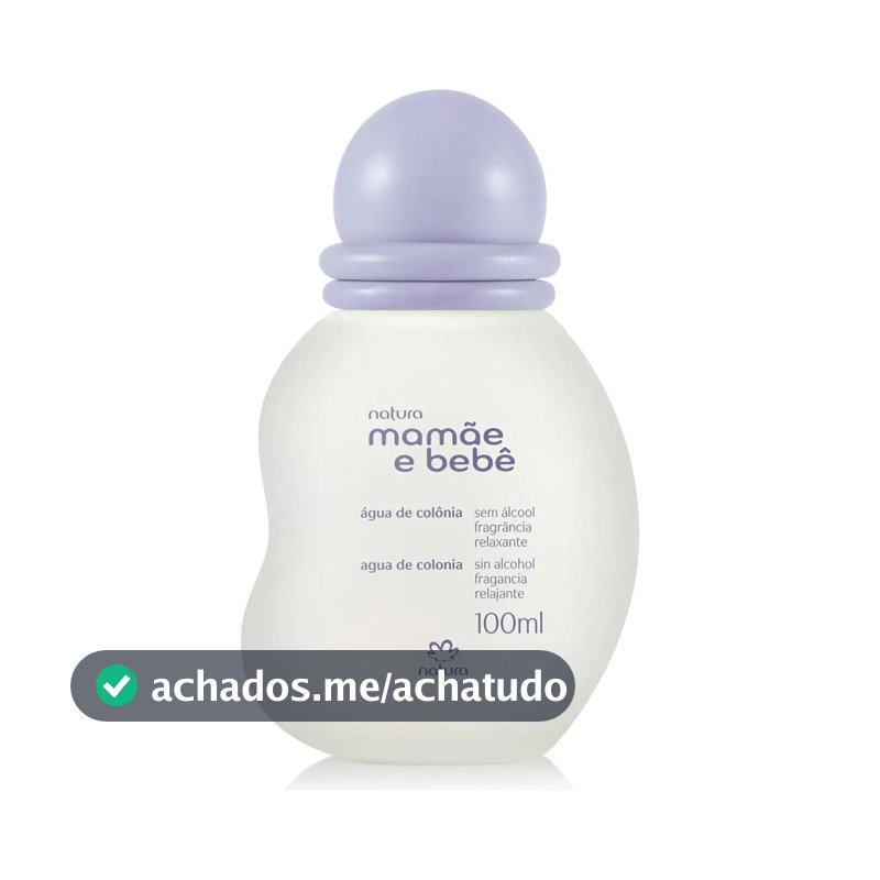 Água de Colônia Relaxante Natura Mamãe e Bebê 100ml