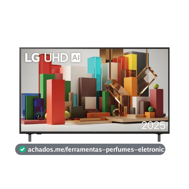 Smart TV Profissional 4K 55" LG UHD 55AU801 Processador α7 AI Ger8 Super Upscaling Google Cast Alexa Integrado Controle AI Smart Magic WebOS 25
