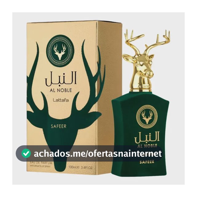 Perfume Arabe Lattafa Al Noble Safeer Original Eau De Parfum 100ml
