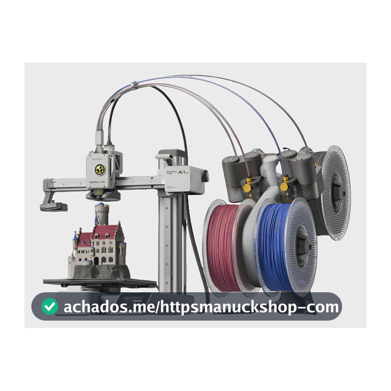 Bambu Lab Impressora 3d A1 Mini Ams Lite Combo 4 Cores 127v Space Grey