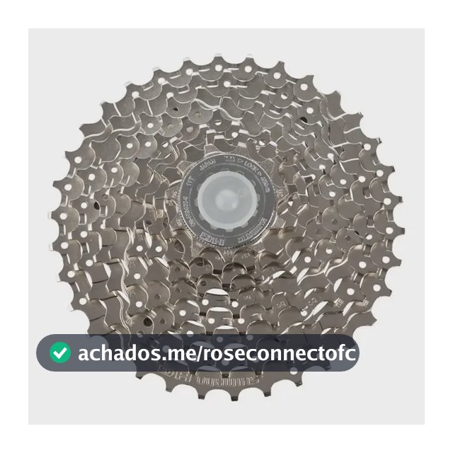 Cassete Shimano Alivio Hg400 9v 11-34 D K7 11/34d Bike Mtb Cor Prateado