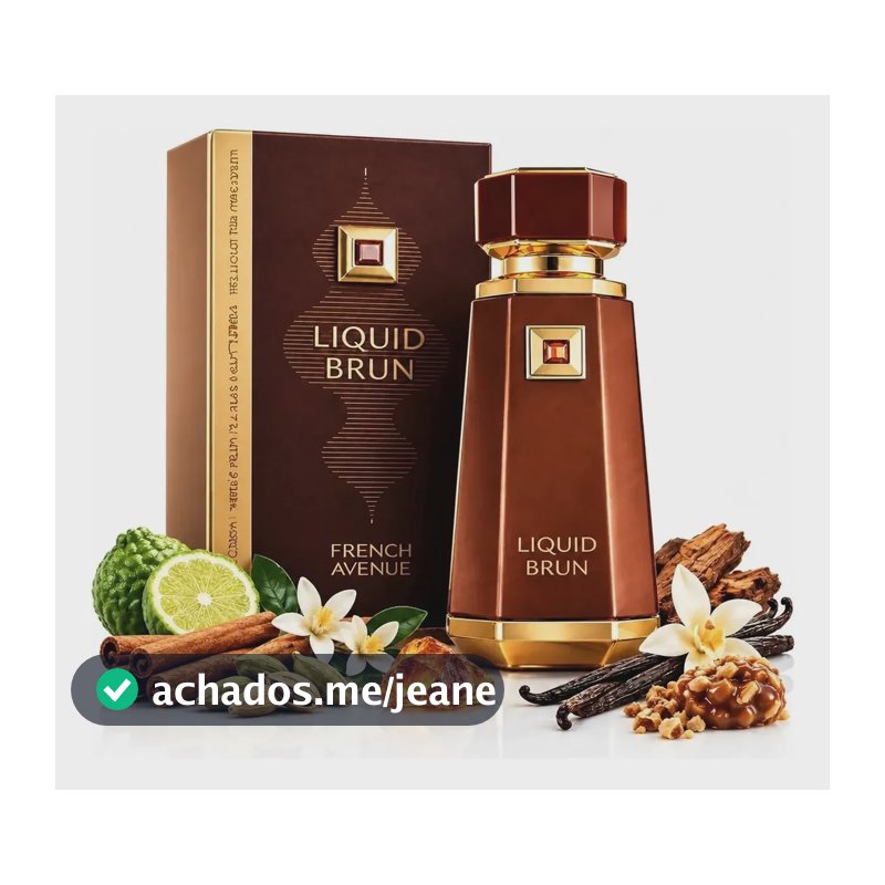 Perfume Arabe Liquid Brun Lattafa 100ml Alta Fixacao