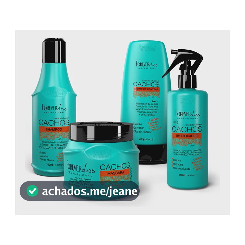 Kit Formador E Manutenção Dos Cachos Forever Liss