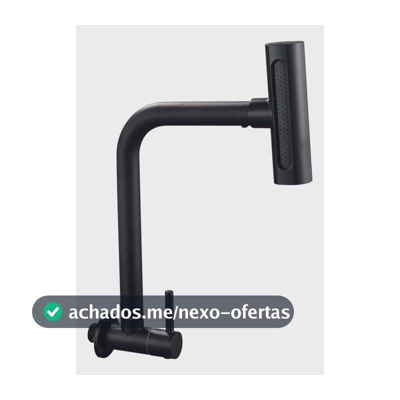 Torneira De Cozinha Fria Preta 304 Inox Torneira Gourmet Parede 4 Modos De Água Rotação 360° Alta Pressão Torneira Flexível Para Pia Cozinha Winda