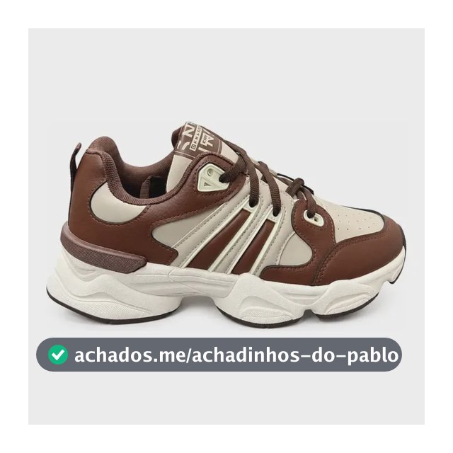 Tenis Feminino Chunky Ramarim Casual Conforto Original