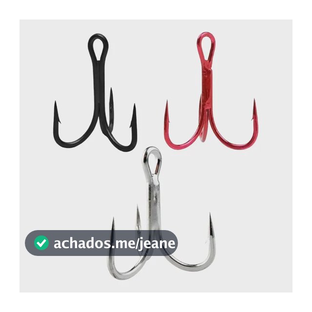 Garateia Para Pesca Níquel Alta Qualidade Diversos Tamanhos