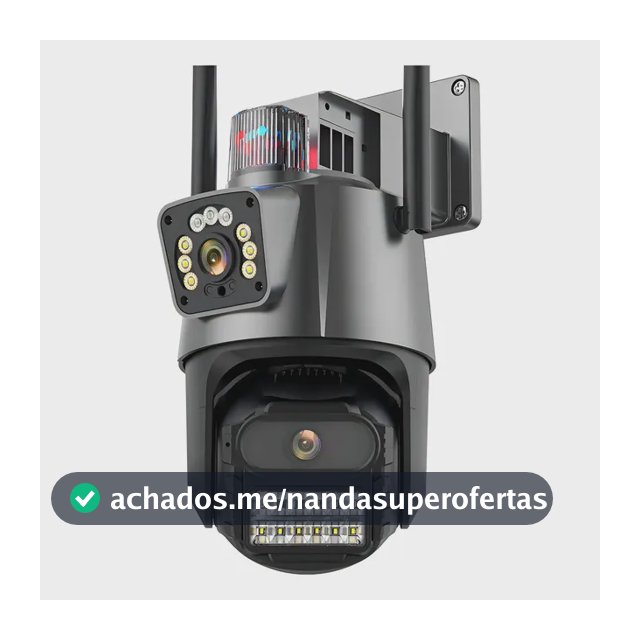 Câmera De Segurança Ip Wifi Jl Protec Ipsky2 Lente Dupla 6mp