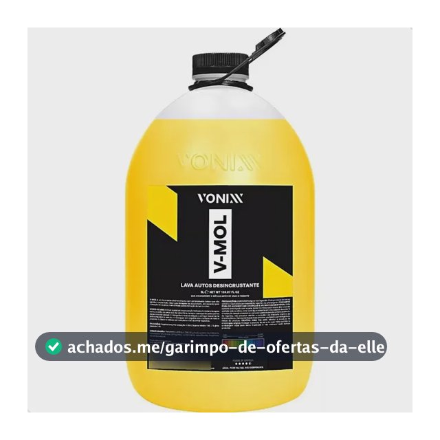 Vonixx V-Mol 5L Desengraxante Automotivo Remove Lama Graxa