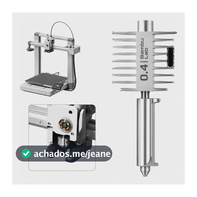 Hotend 0.4mm Original Bambu Lab A1 E A1 Mini - Impressora 3d 24v