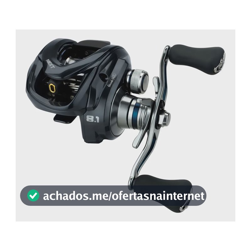 Carretilha Manivela Esquerda Lh Next 7 Rolamentos - Saint Cor Preto Lado da manivela Esquerdo