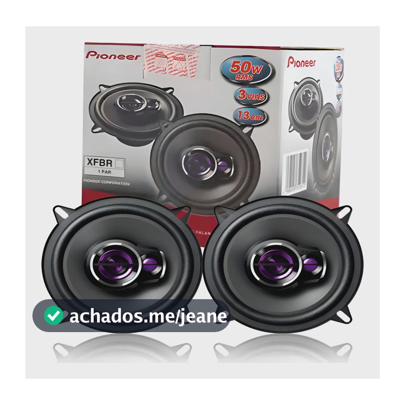 Par Alto Falante Pioneer 5 Polegadas Ts1360br Universal Cor Preto