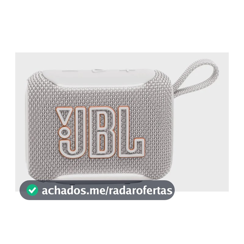 Caixa de som portátil com Bluetooth JBL GO5 - Branca