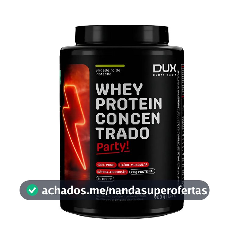 Proteína Dux Human Health Whey em pó sabor Brigadeiro de Pistache x 900g