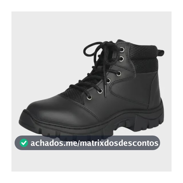 Bota Coturno Masculino Adventure Tratorado Conforto Trabalho