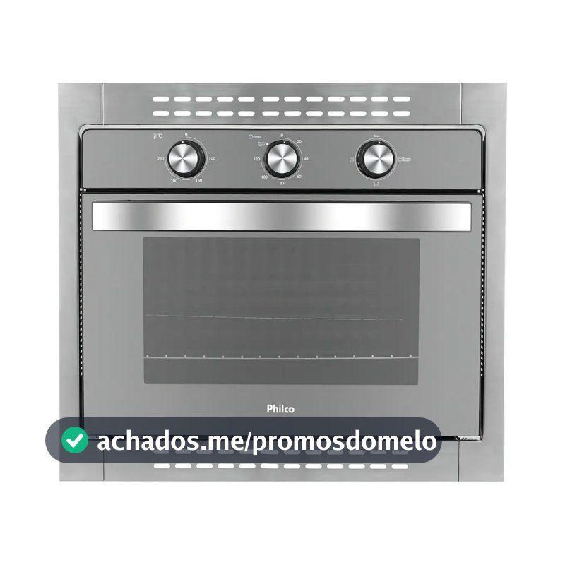 Forno de embutir elétrico Philco 56101041 46L prateado