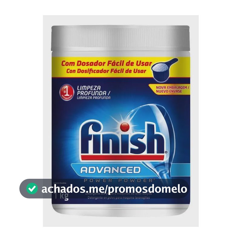 Detergente Para Lava Louças Em Pó Finish Power Powder