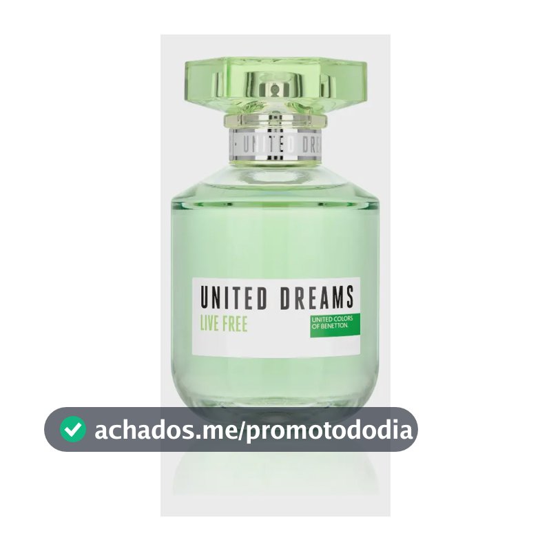 Perfume Benetton United Dreams Live Free Eau de Toilette 80 ml Feminino